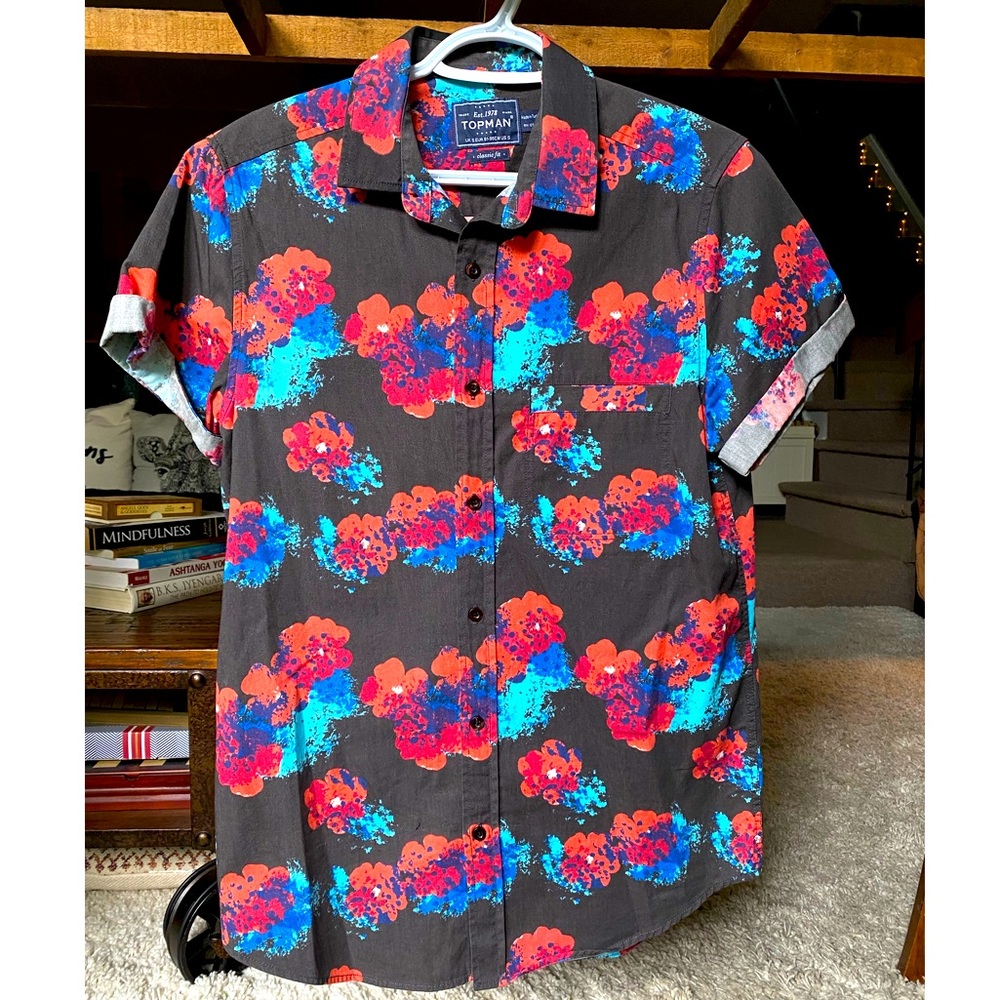 Floral Topman Button Down